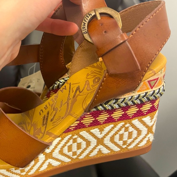 ‘blowfish’ Wedge HEELS 👠😍 SIZE 7 - Picture 2 of 2